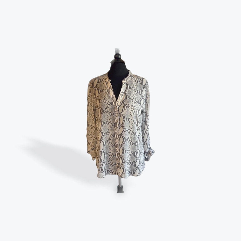 KUT Elegant Snake Print Women's Top